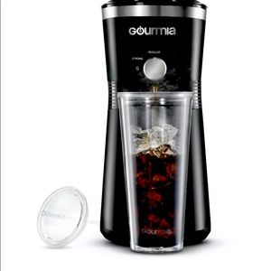Iced Coffee Maker , reusable filter , tumbler and straw included sealed NWT